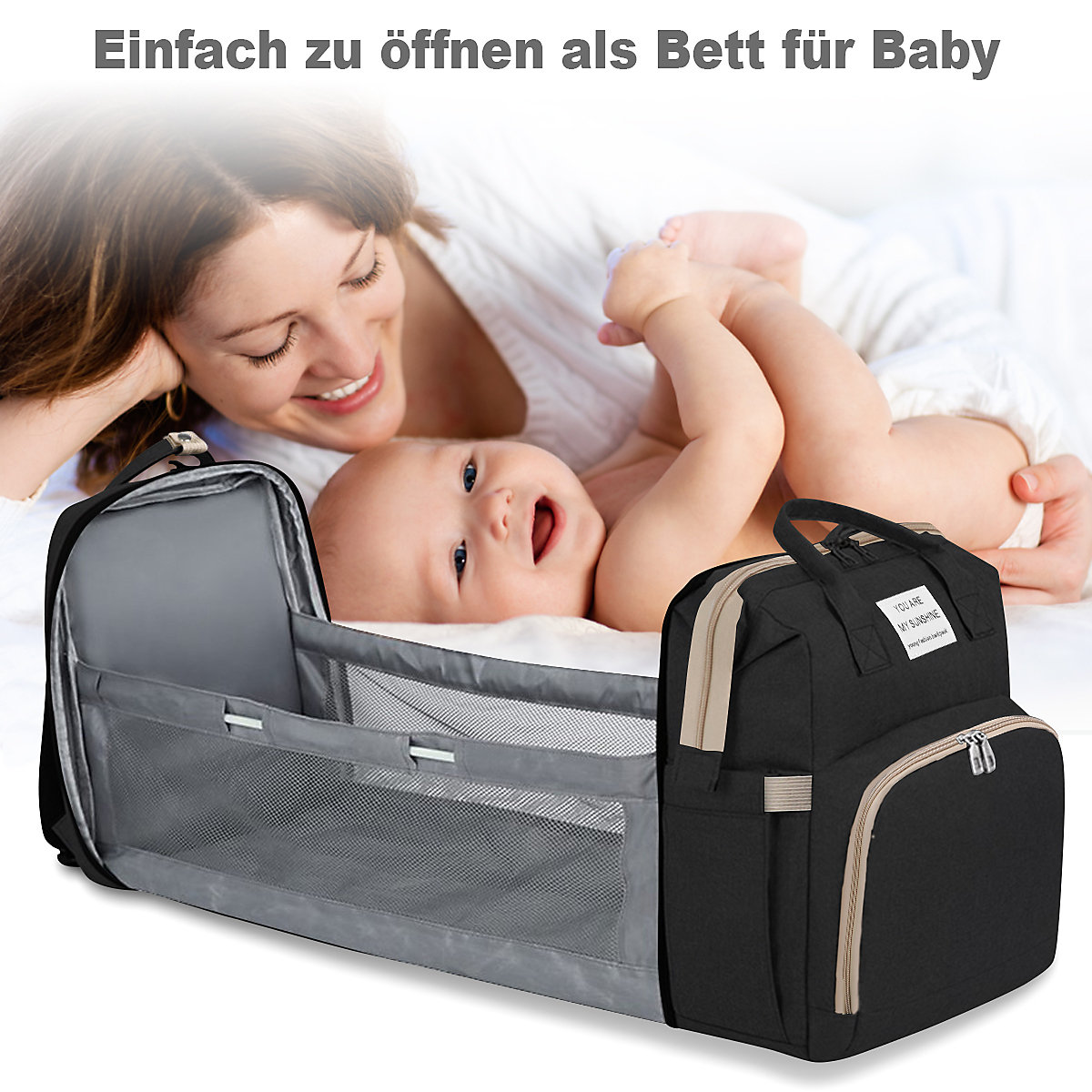 Wickeltasche Rucksack Multifunktionale Oxford Große Wickelrucksack Babytasche