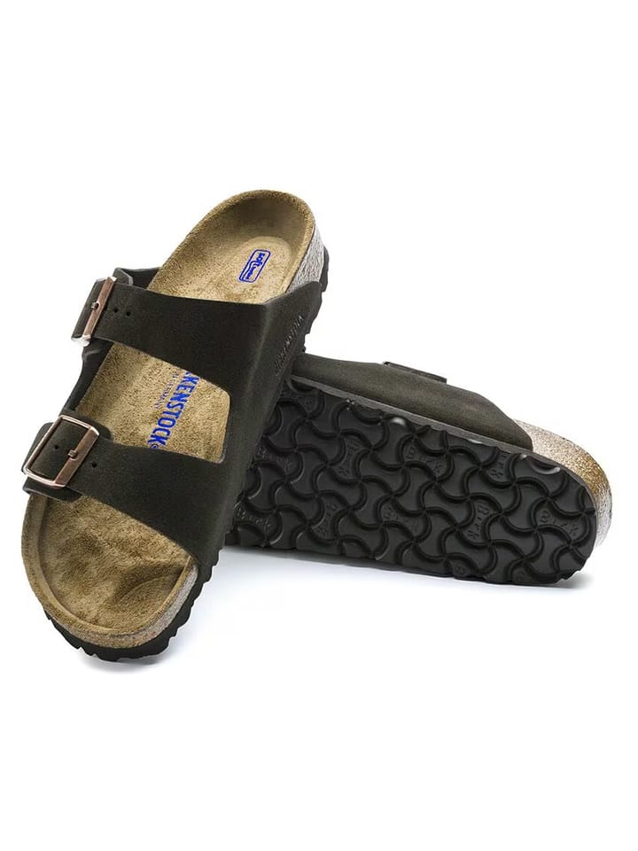 Birkenstock Leder-Pantoletten 