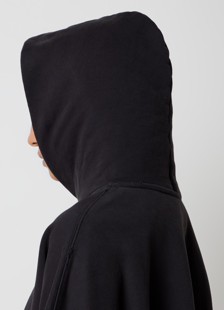 Hanorac scurt Balenciaga cu imprimeu de logo