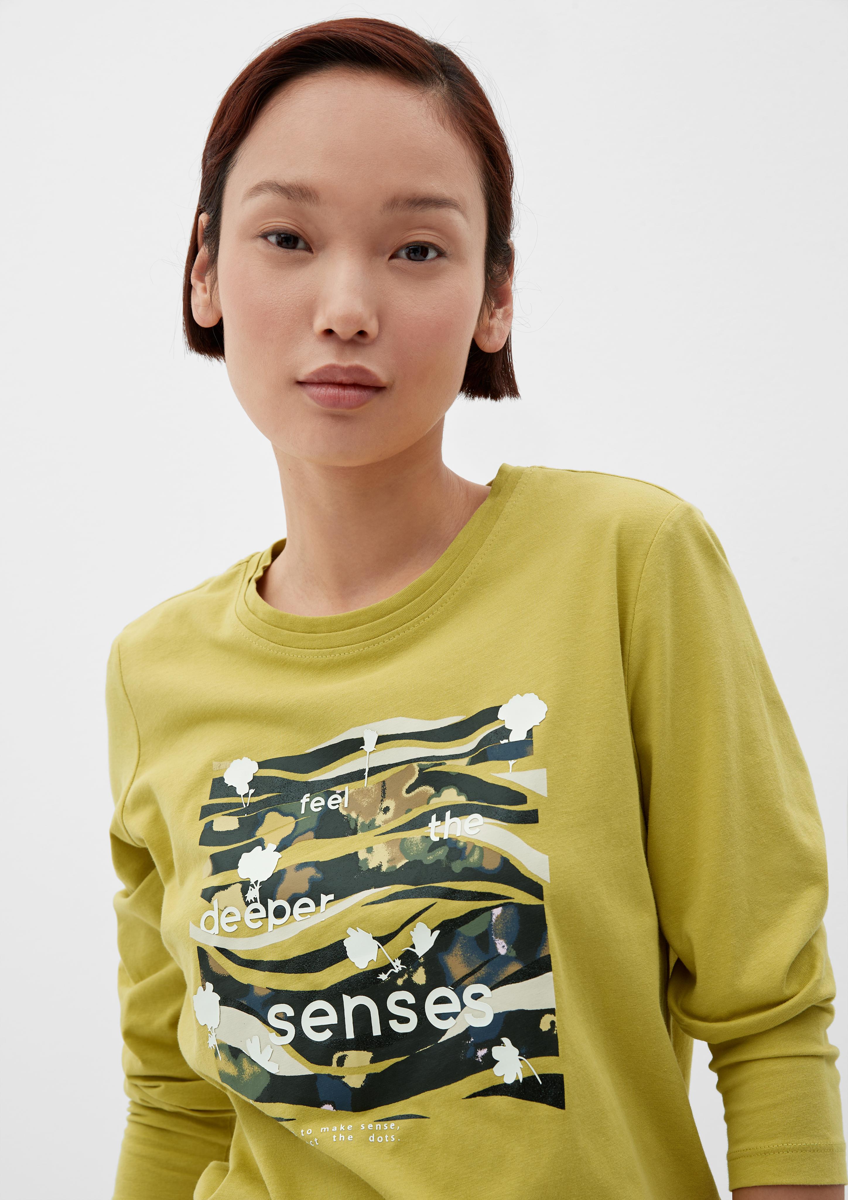 Print-Longsleeve mit 3/4-Ärmeln  2122515-14D1