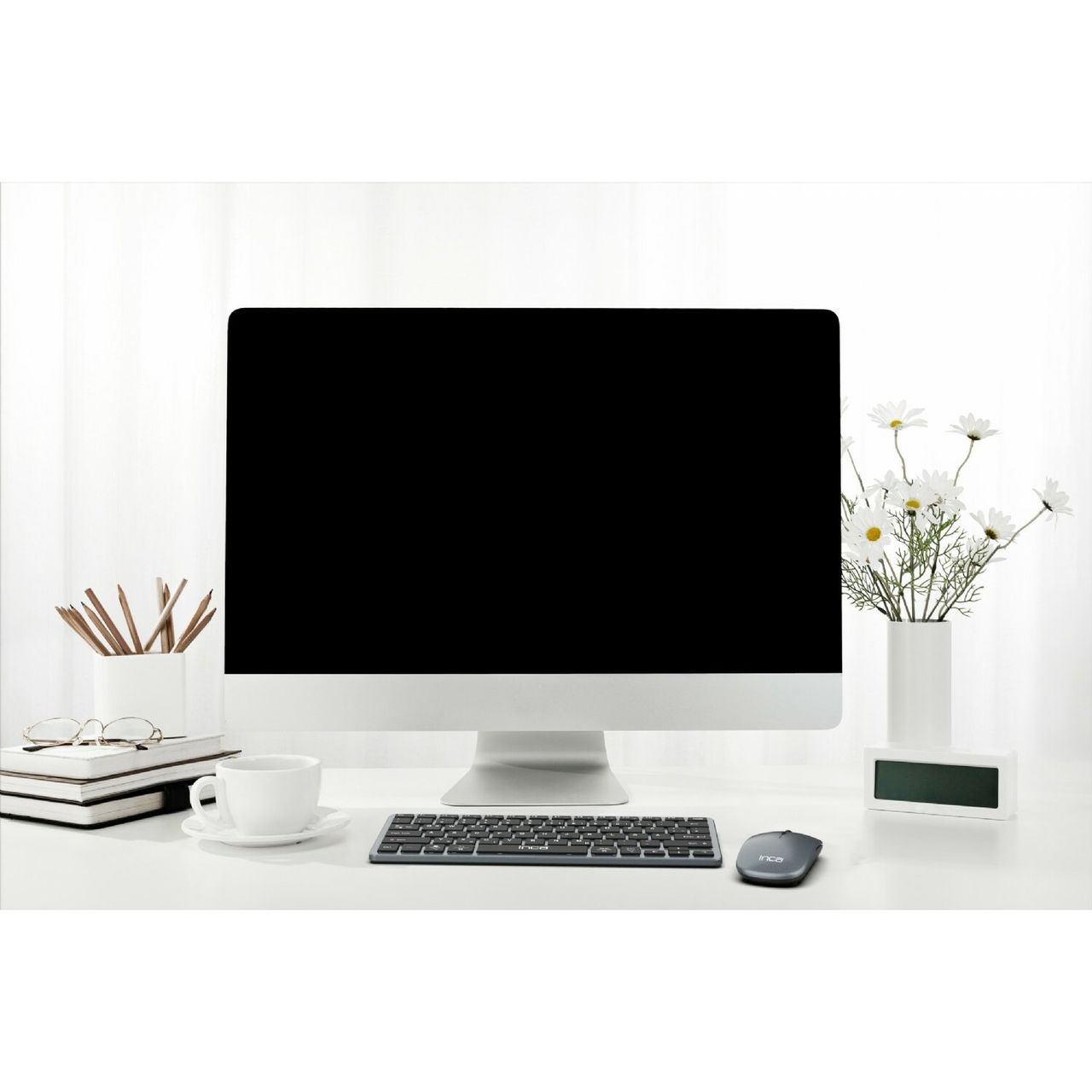 Inca Smart Wireless Drahtlos Tastatur und Maus-Set wiederaufladbarer Akku