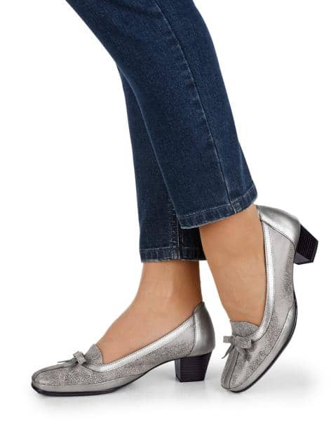 Pumps aus superflexiblem Leder