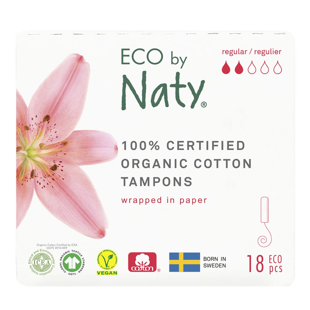 ECO by Naty Tampons Sans applicateur - Normal Hygiène Féminine