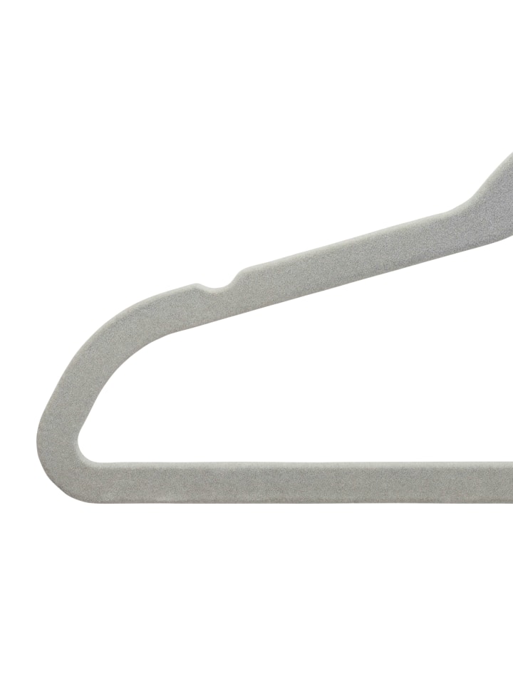 relaxdays 80x Kleiderbügel in Grau günstig kaufen onesize