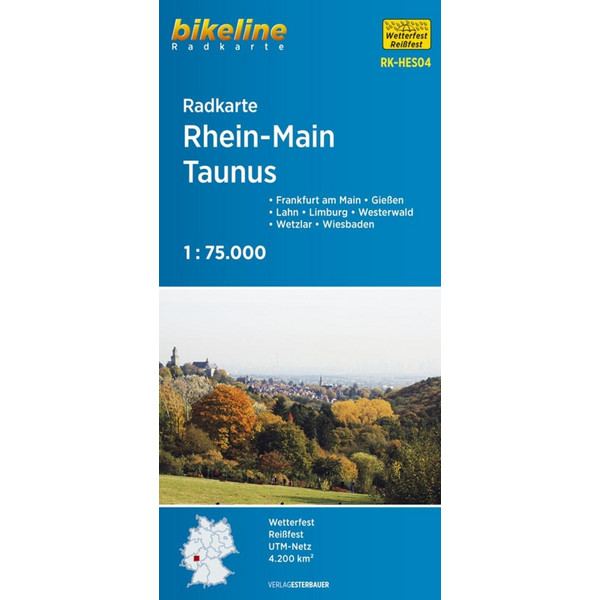Radkarte Rhein-Main-Taunus (RK-HES04) - Fahrradkarte