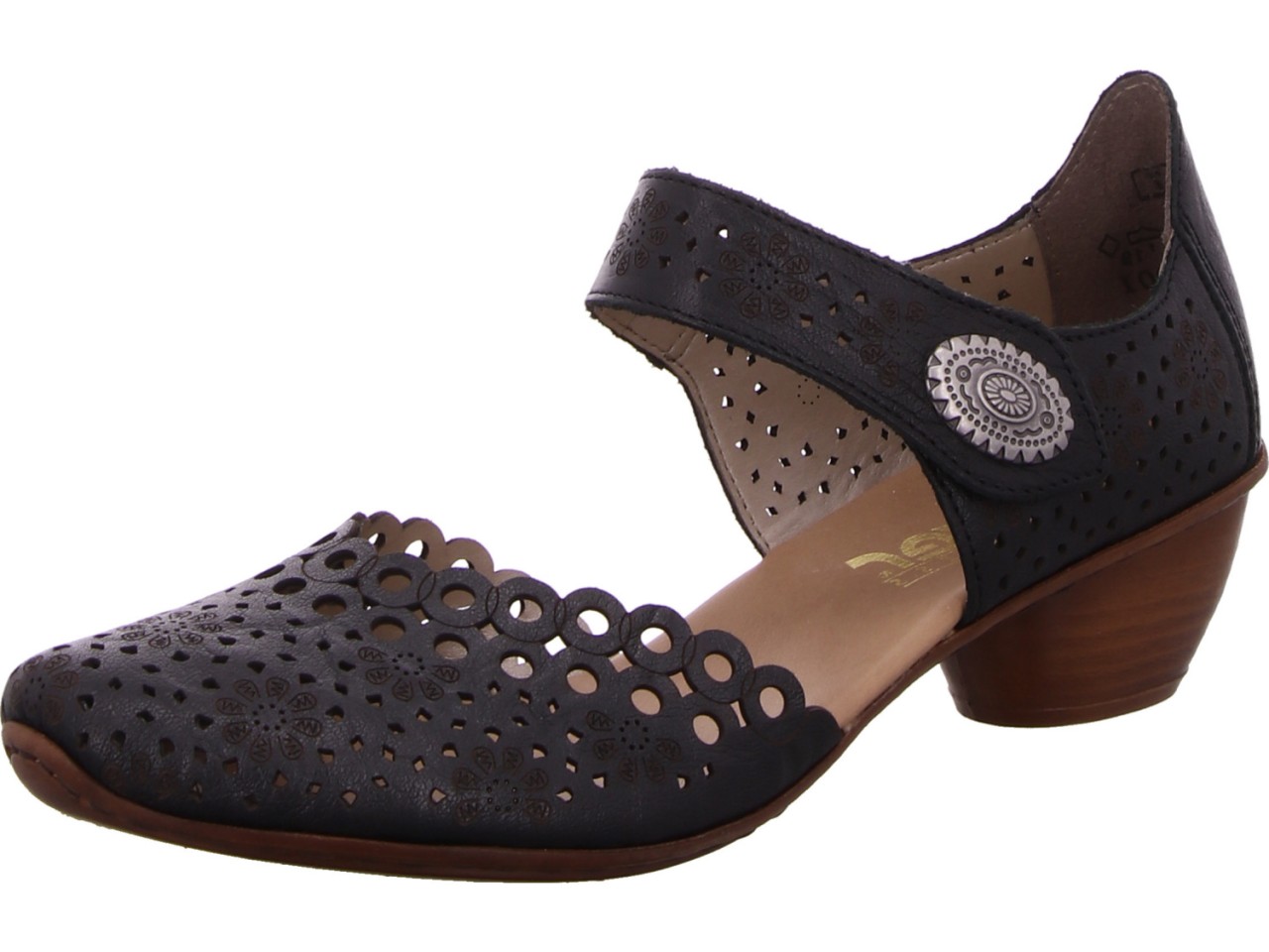 RIEKER Modische Pumps schwarz