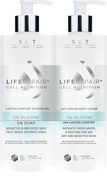 SBT Life Repair Duo Set Duschgel + Body Lotion Körperpflegeset