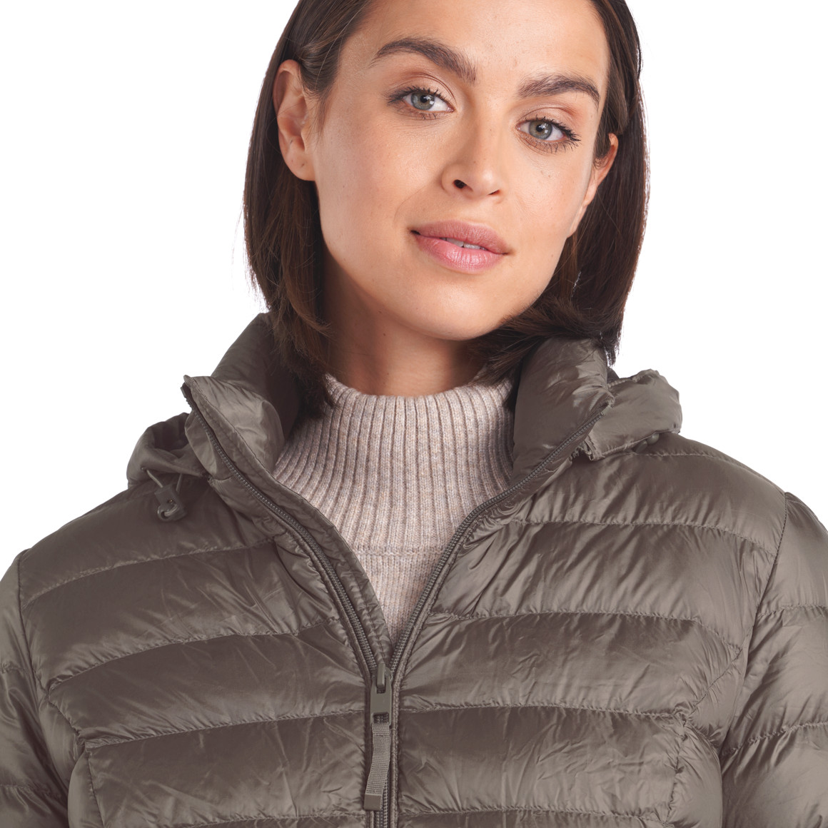 Damen Soft-Daunenjacke mit Kapuze