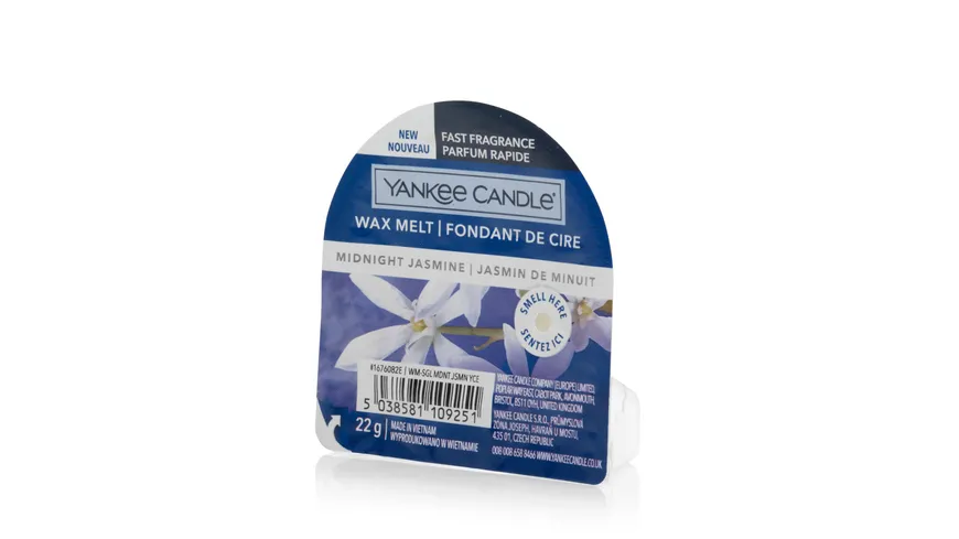 Yankee Candle Wax Melt Midnight Jasmine weiß