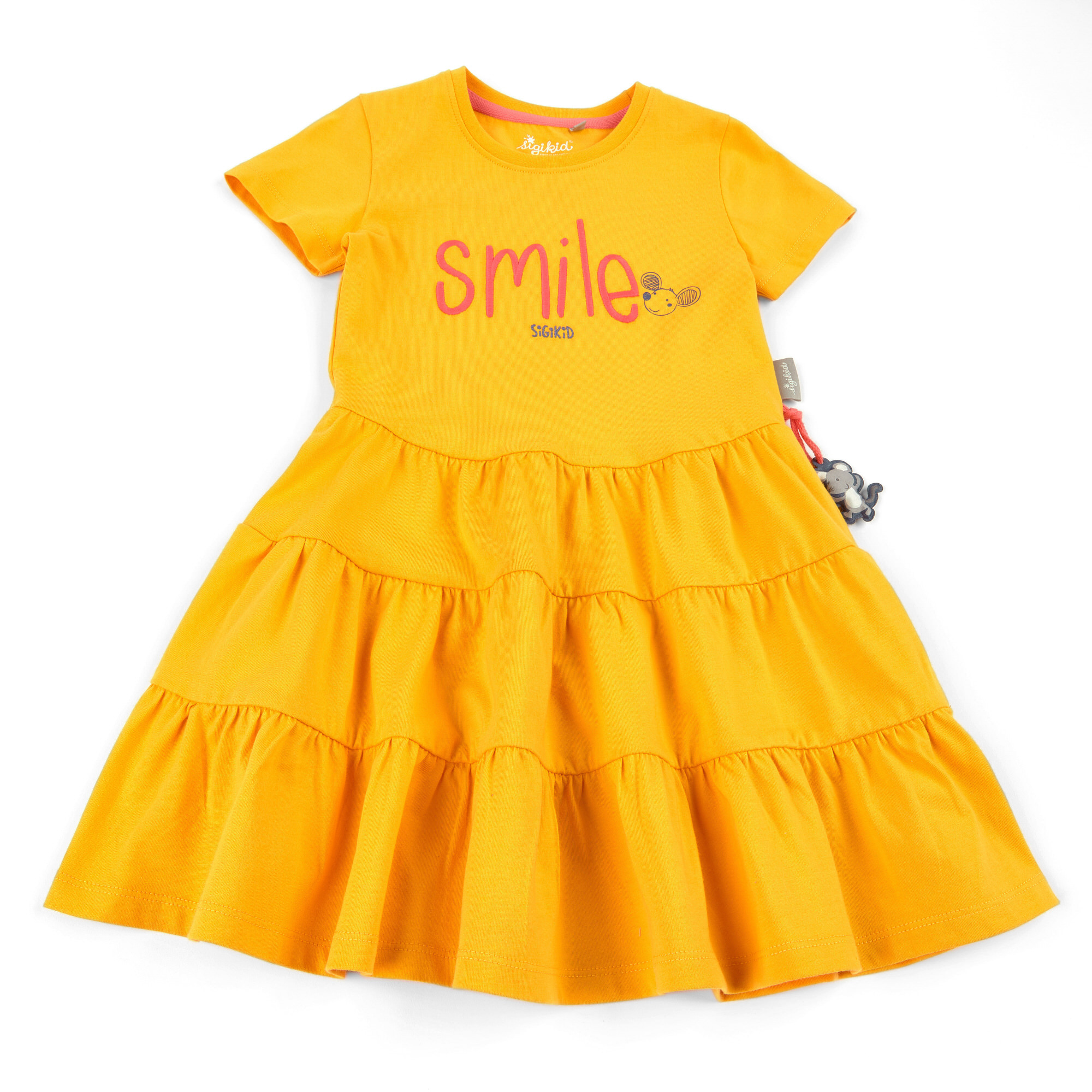 Kinder Kleid Maus, orange