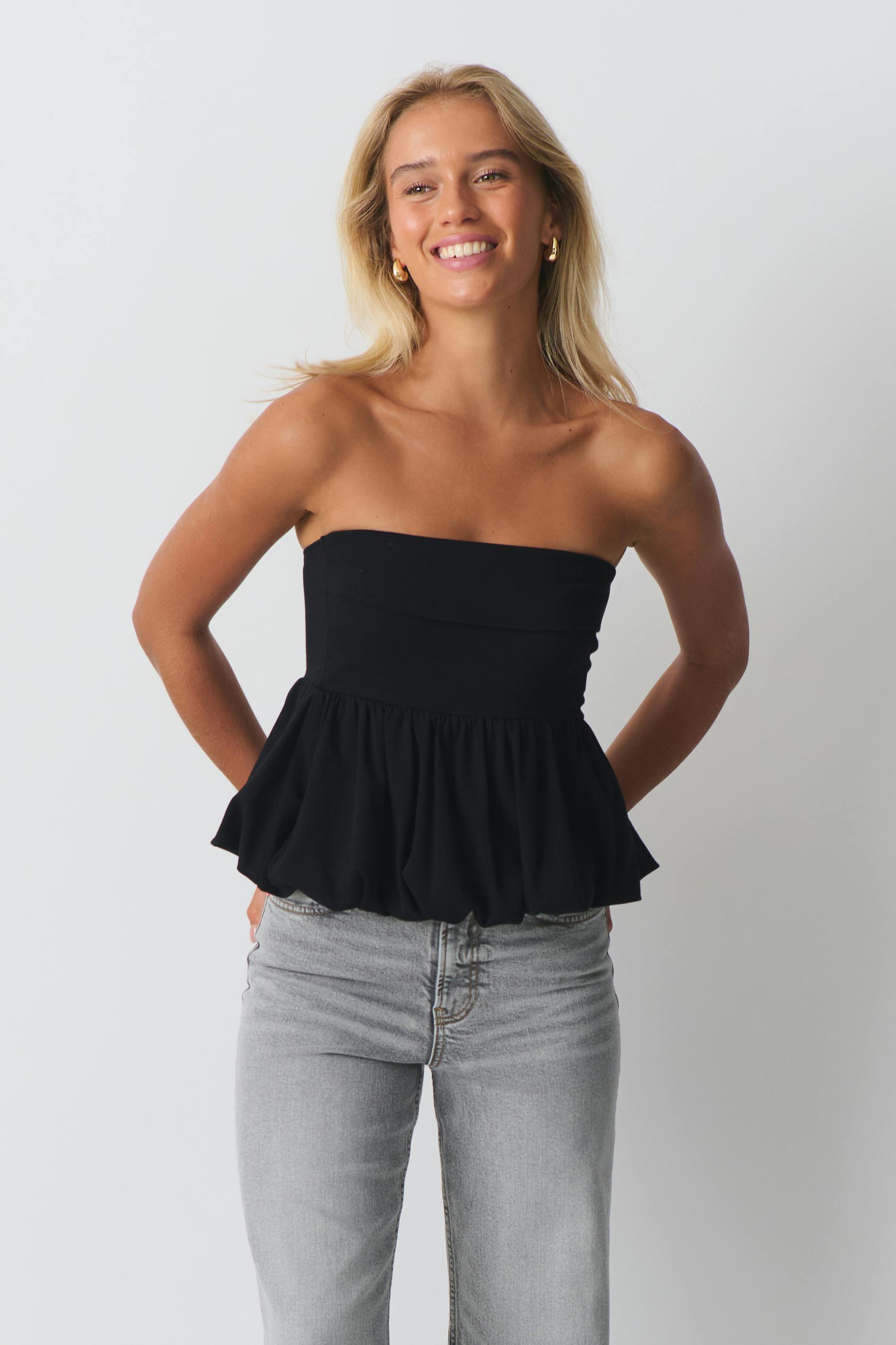 Balloon tube top