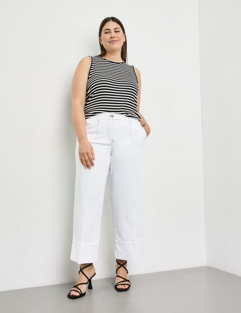 3/4 Jeans mit weitem Bein Lotta