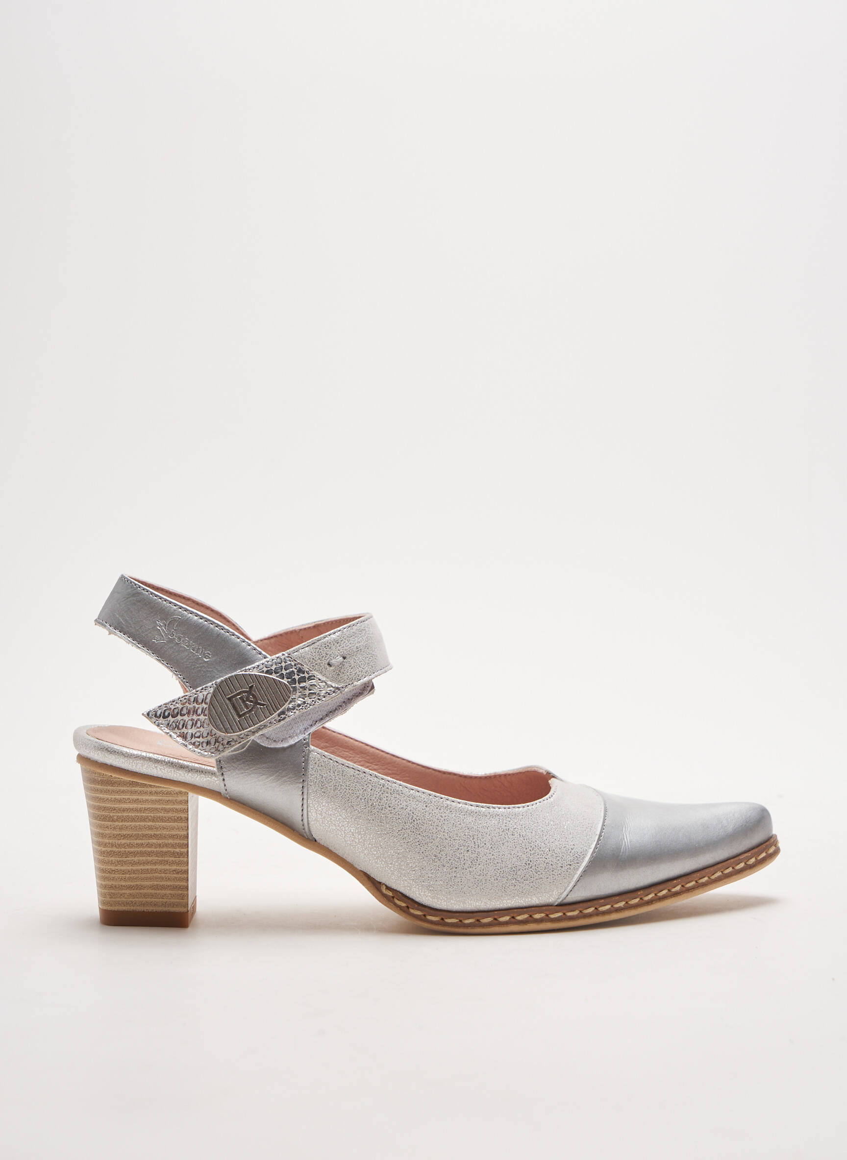 Dorking Sandales Nu Pieds Femme couleur gris