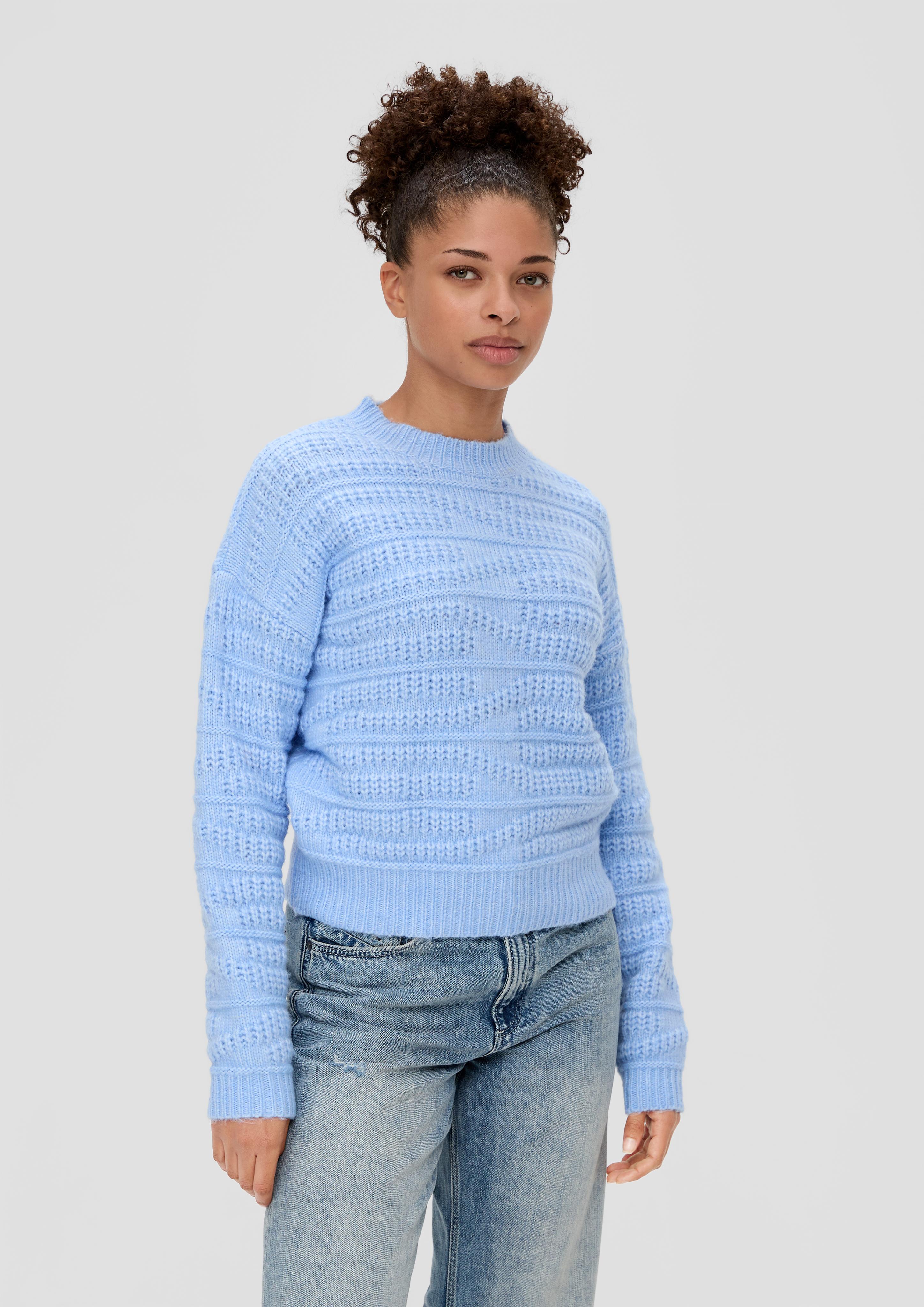 Strickpullover mit Musterstruktur  2135485-53W0
