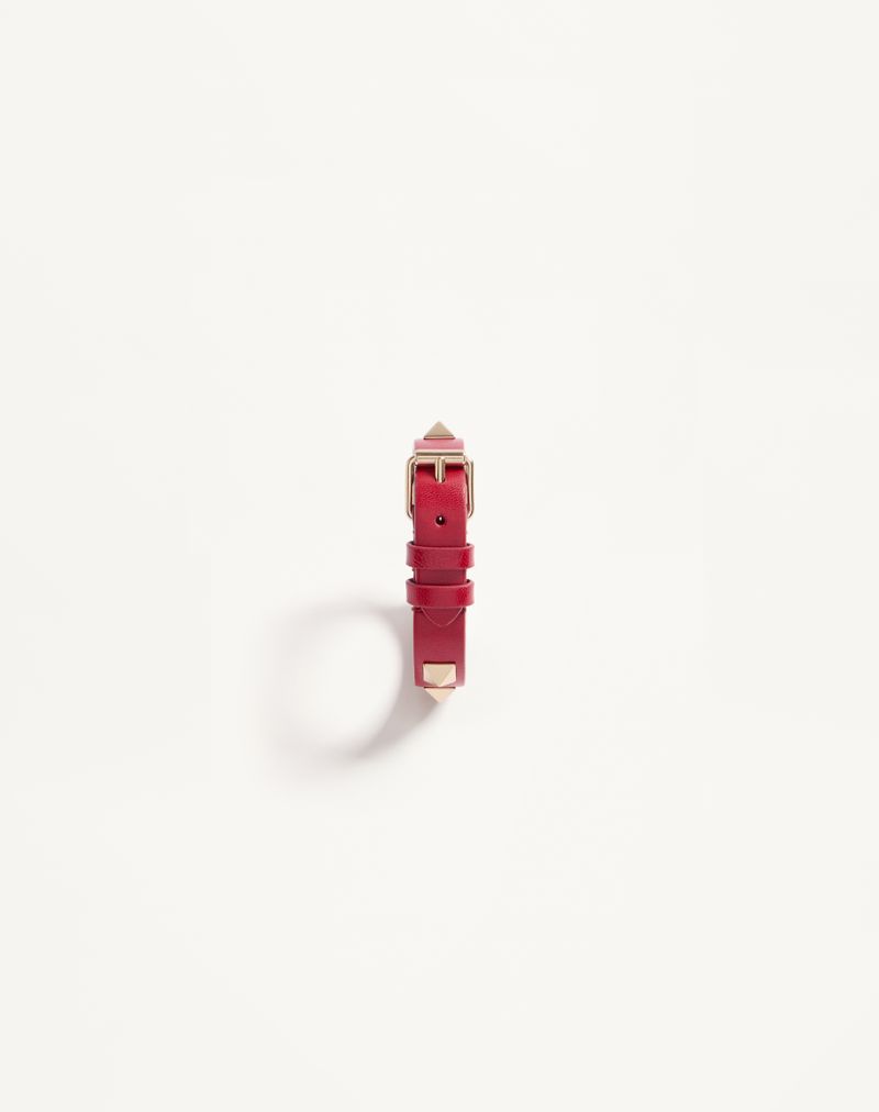 Pulseira de couro Valentino Rockstud