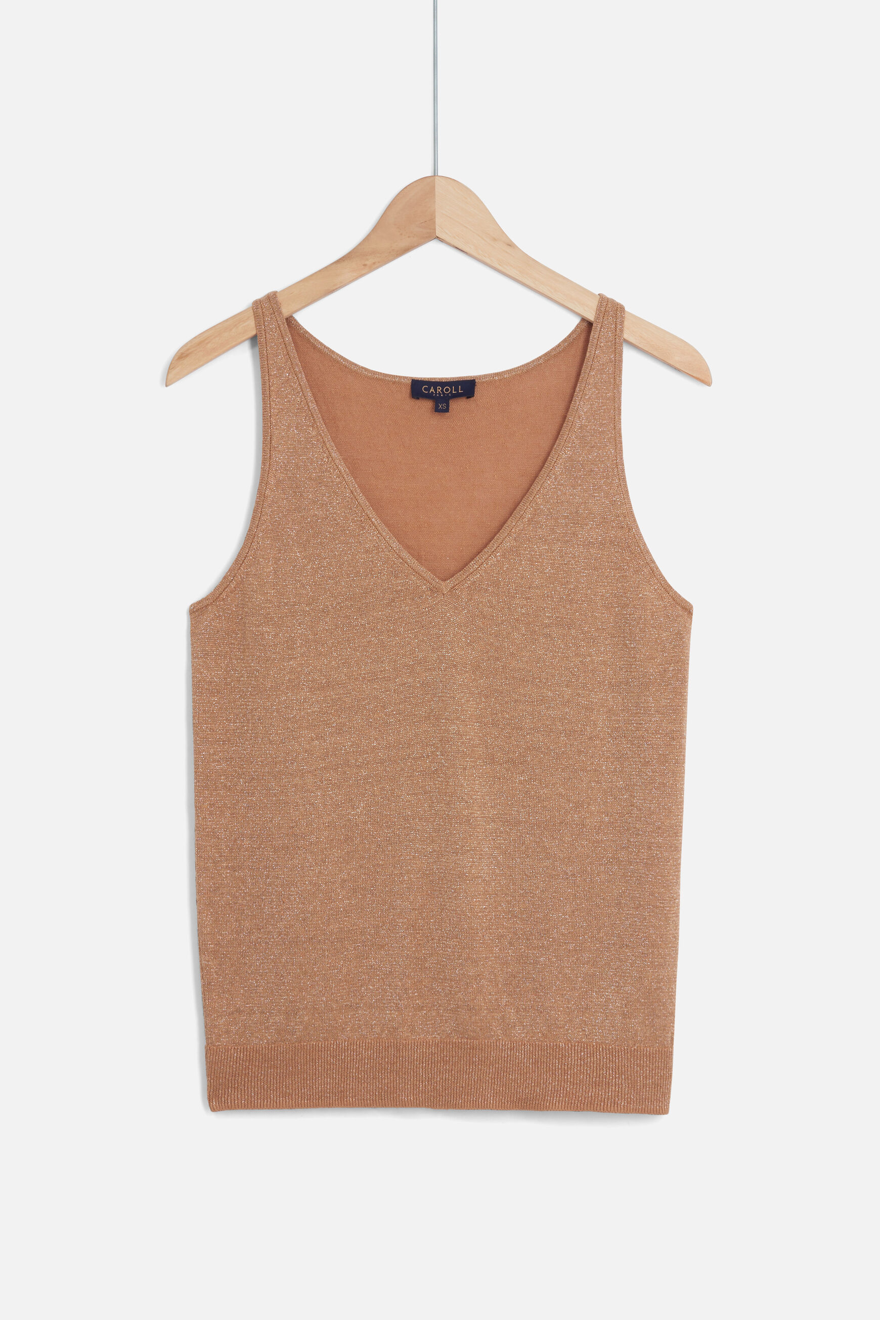 top nolwenn camel femme