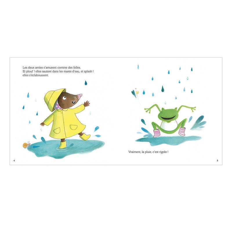 Livre Petite taupe, tombe la pluie - Auzou