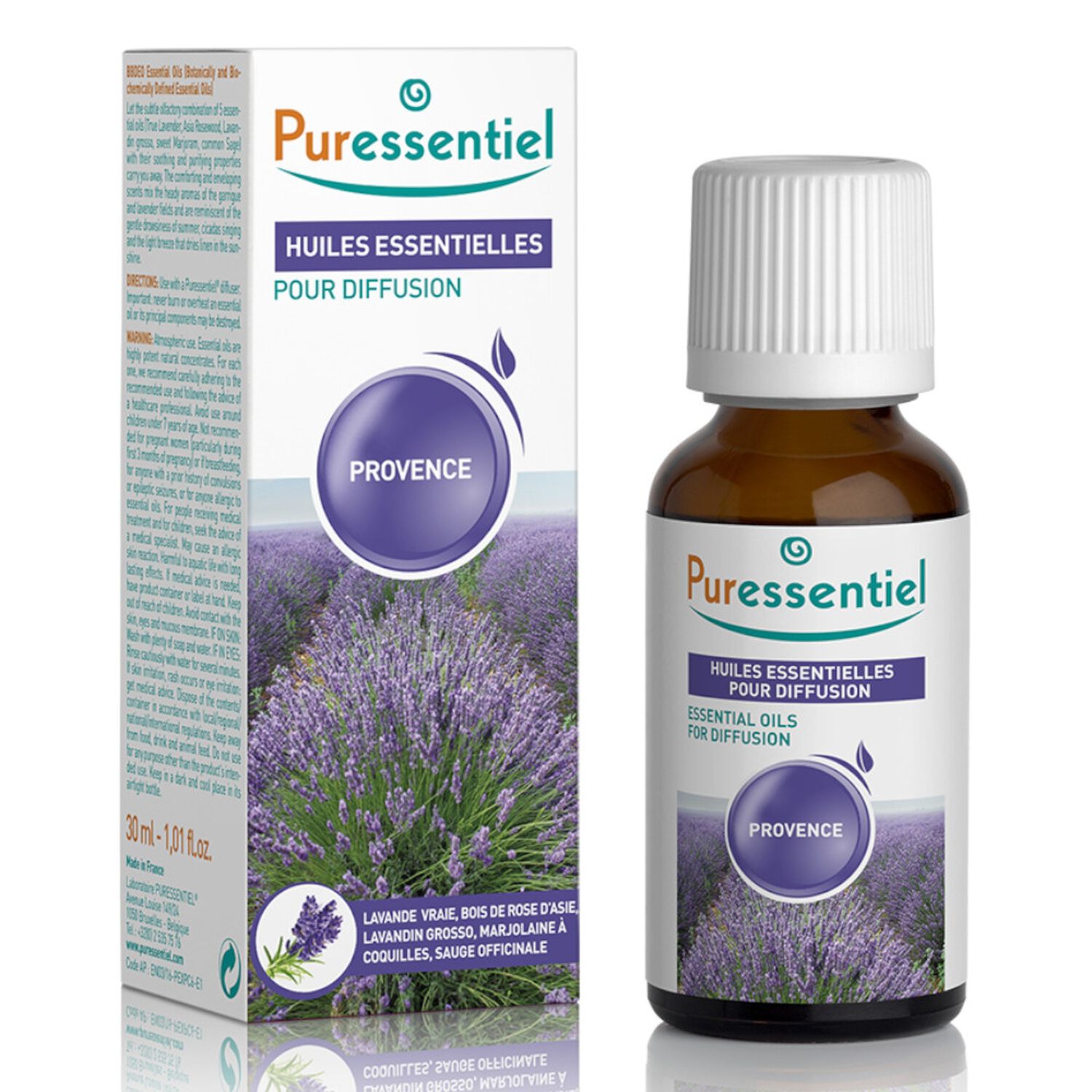 Puressentiel Senteur Provence Huile Essentielle pour Diffusion 30 ml