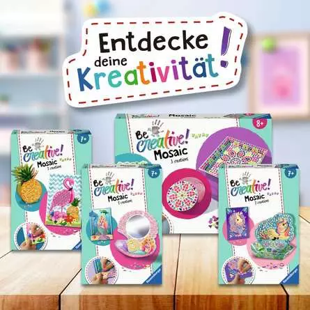 Mosaik Tropical - Bastelset für Kinder ab 7 Jahren