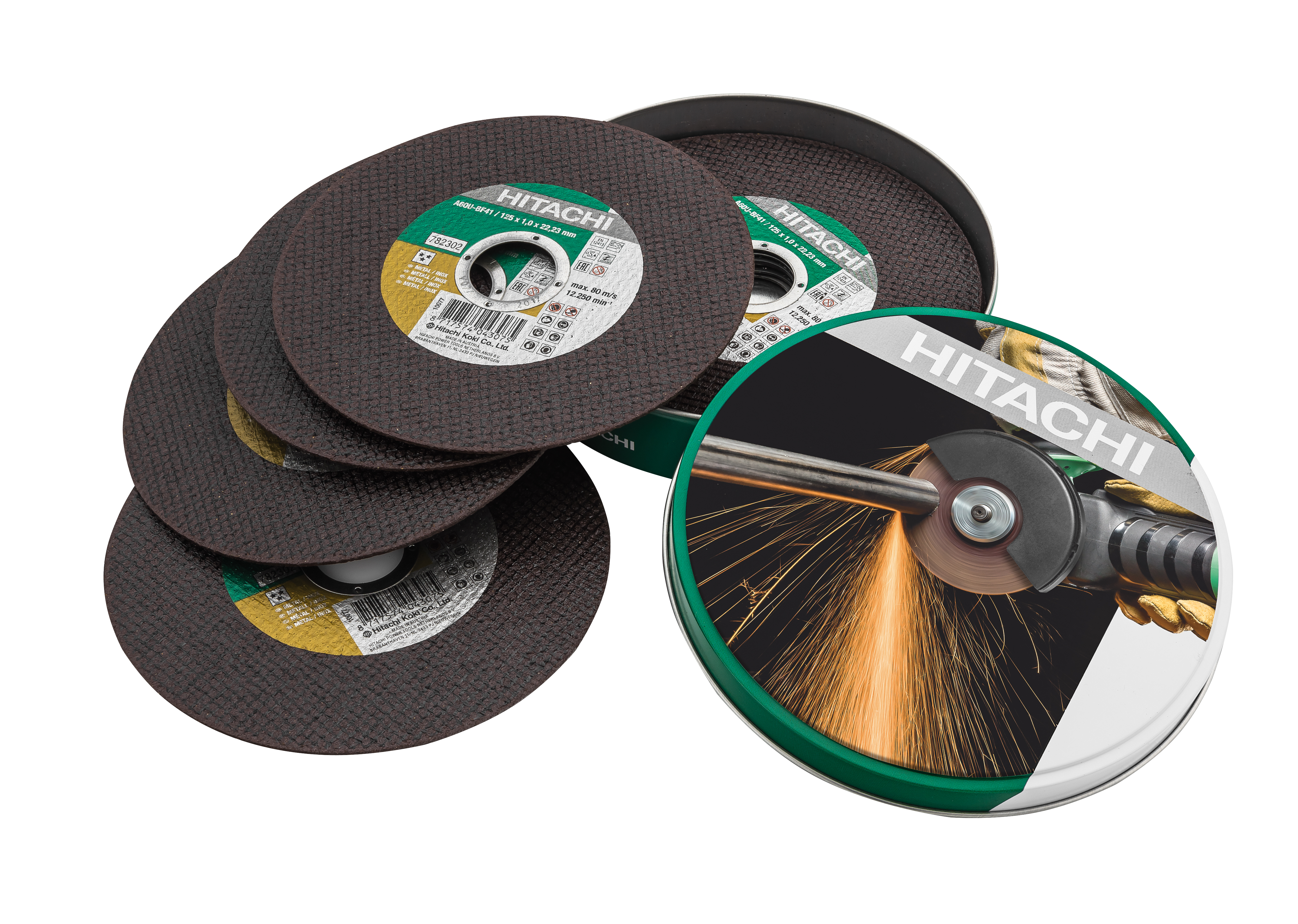 Disque à tronçonner HiKOKI Accessories 782304 A60U-BF41 pour acier inoxydable/métal 125 x 1 mm (lot de 10)