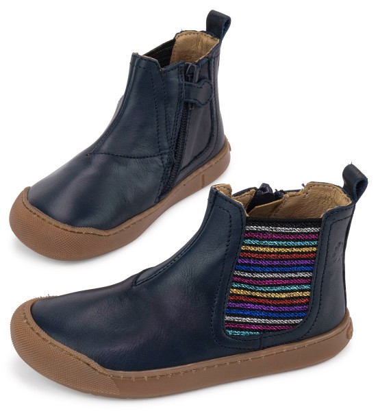 Acebos ~ Chelsea Boot Leder ~ Marino