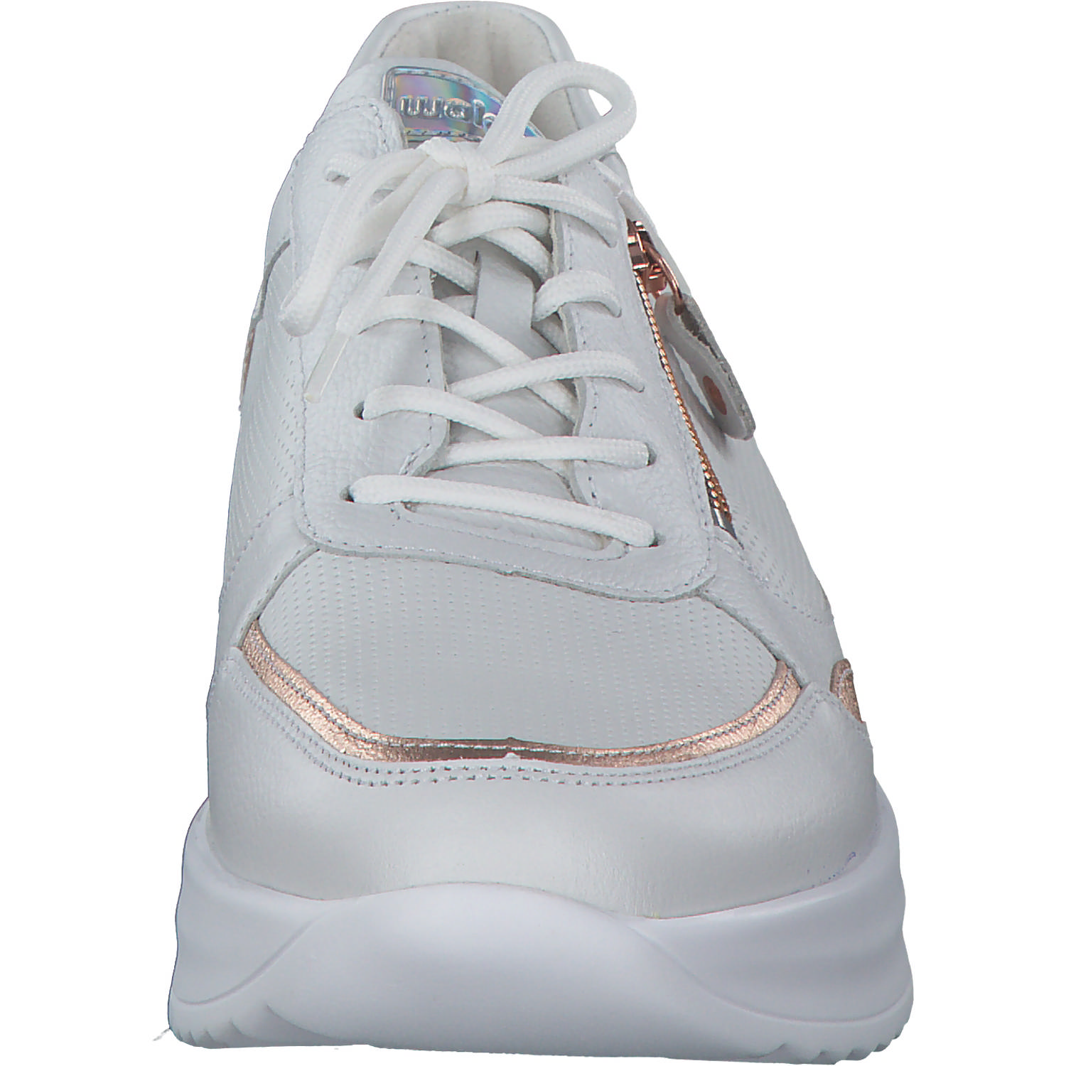 Waldläufer Arianna 755004, Sneakers, Damen, WEISS ROSÈGOLD WEISS