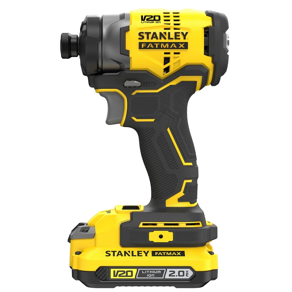 Stanley SFMCF820D2K FATMAX® V20 Κρουστικό Κατσαβίδι με 3 Ταχύτητες Χωρίς Ψήκτρες 18V 2.0Ah Li-Ion