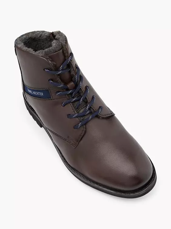DANIEL HECHTER Leder Schnürstiefelette