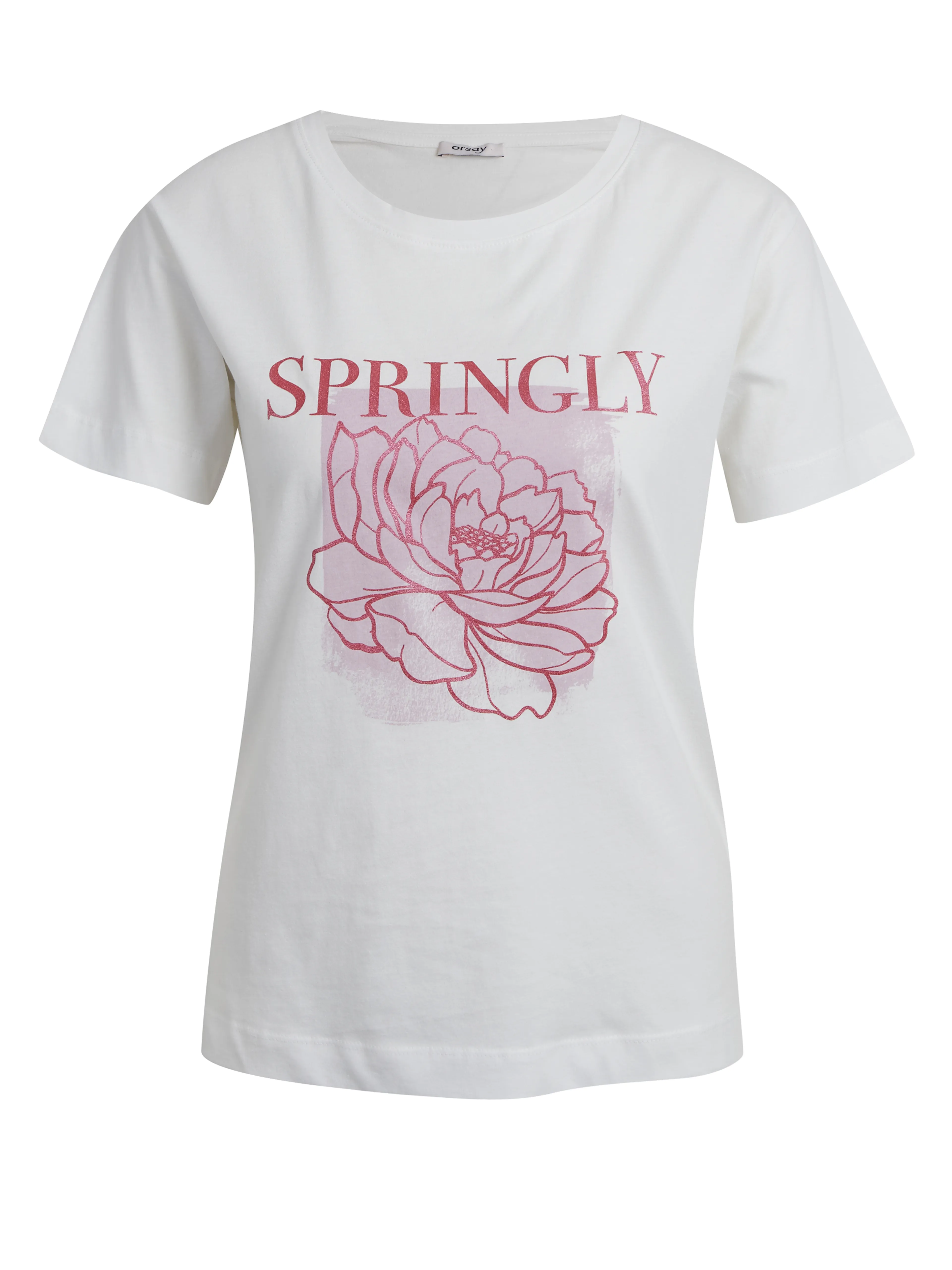 Cremefarbenes Damen-T-Shirt ORSAY