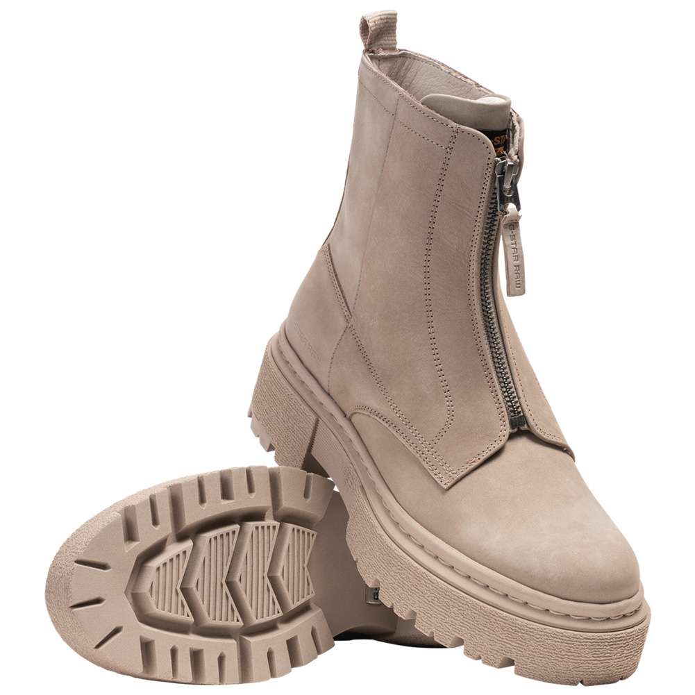G-STAR RAW KAFEY Performance Mid Zip Damen Nubukleder Stiefel 2211 021713 SND