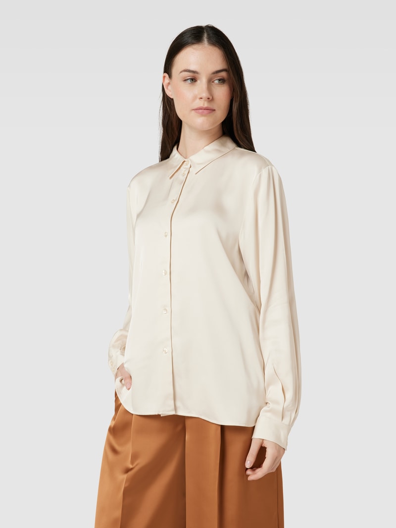 Hemdbluse mit Manschetten Modell 'FRANZISKA' in offwhite