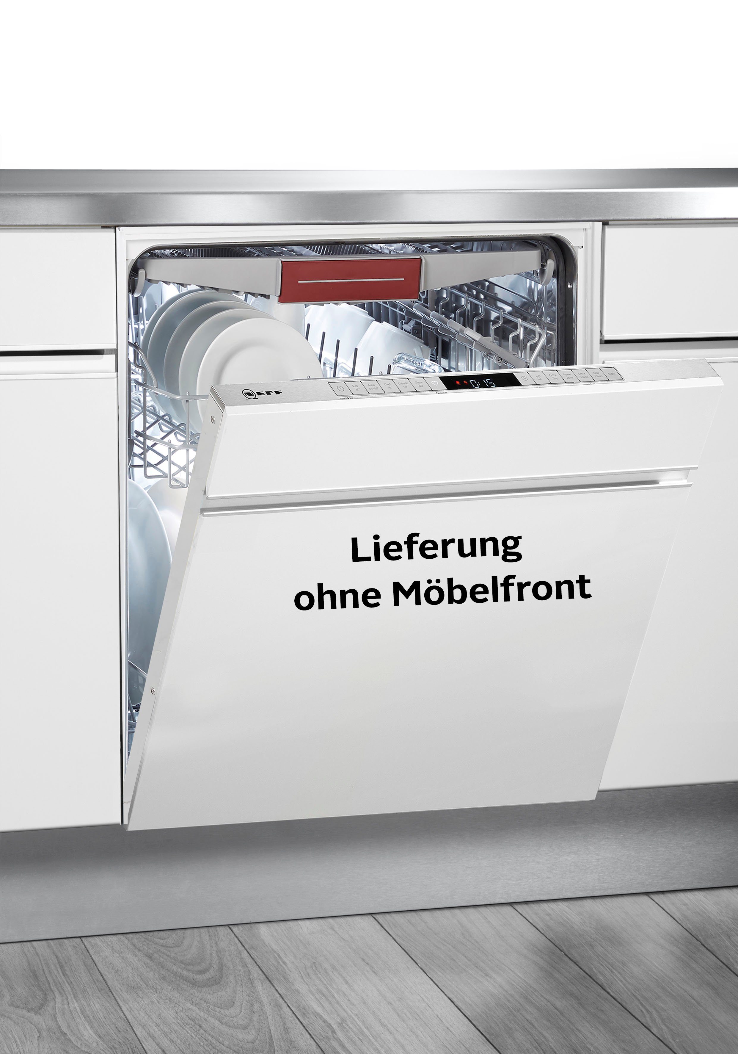 NEFF vollintegrierbarer Geschirrspüler, S255ECX05E, 13 Maßgedecke, XXL-Geschirrspüler