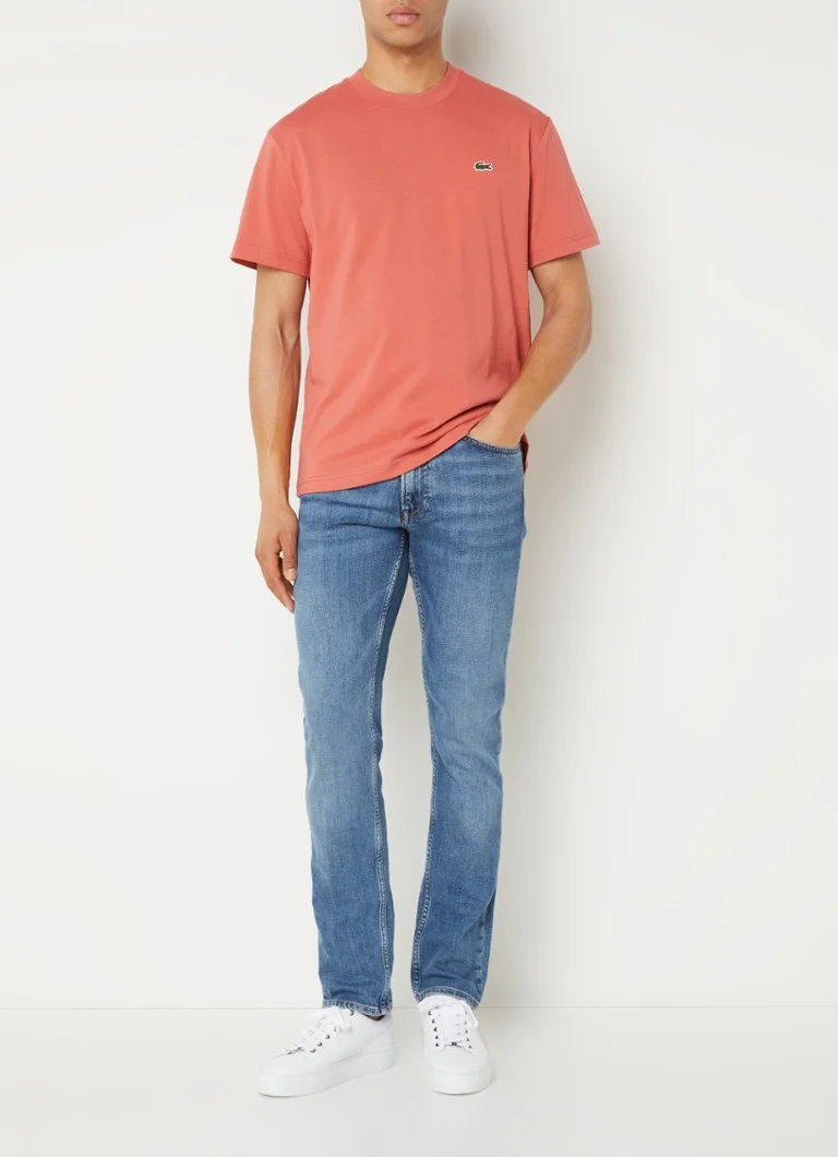 T-shirt Lacoste con logo ricamato