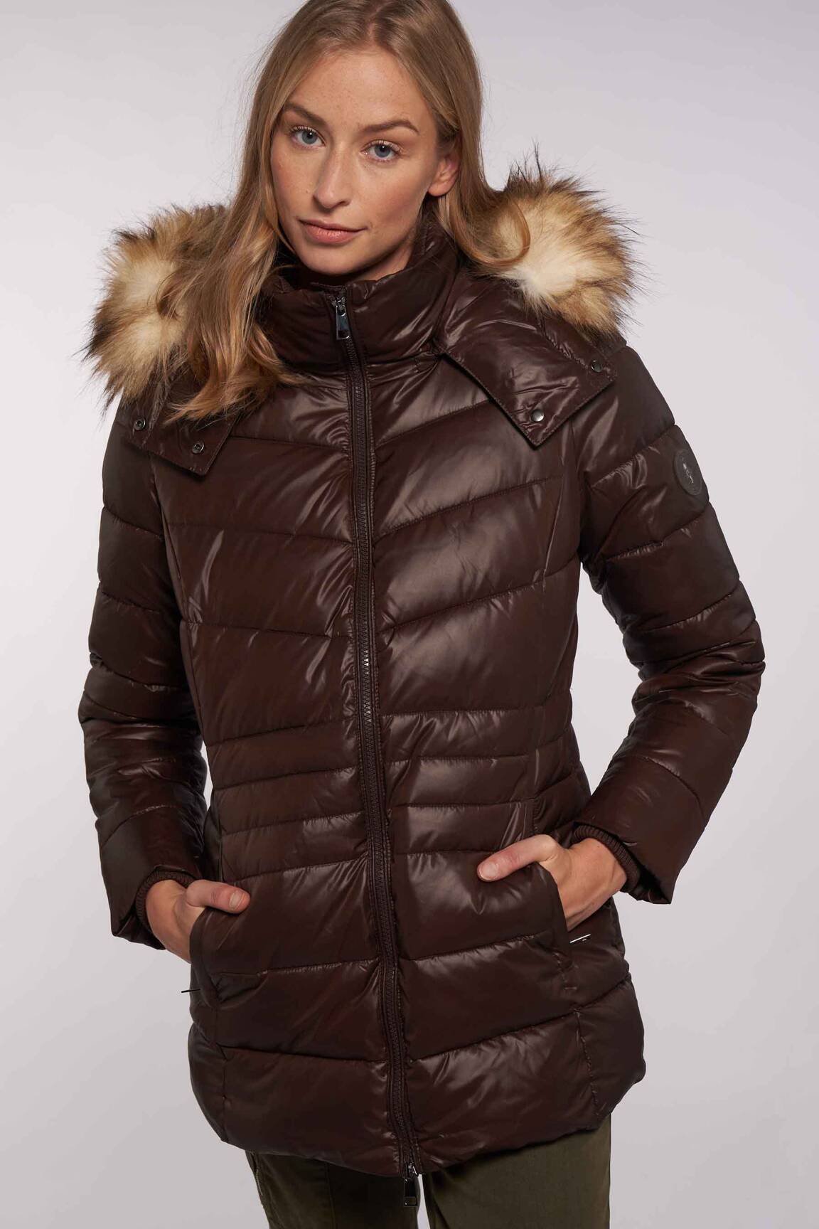S Oliver Doudounes Femme couleur marron