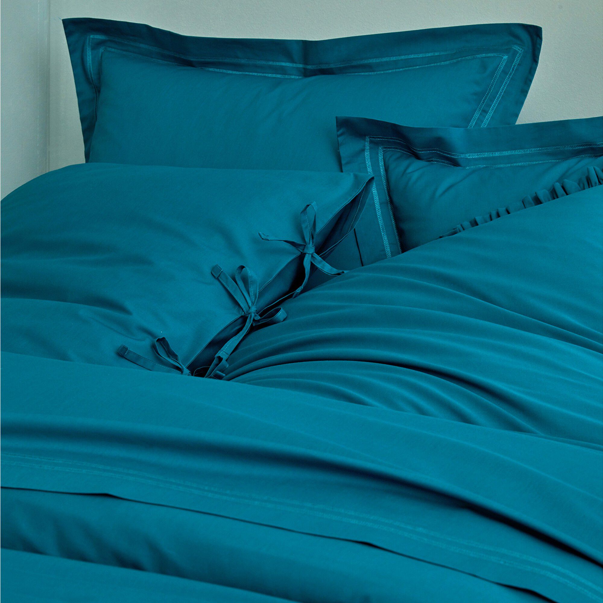 Linge de lit uni percale