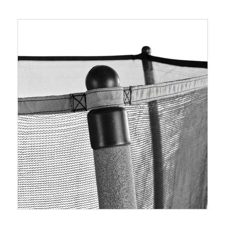 Trampoline EXIT Tiggy junior avec filet de sécurité ø140cm - noir/gris EXIT Toys