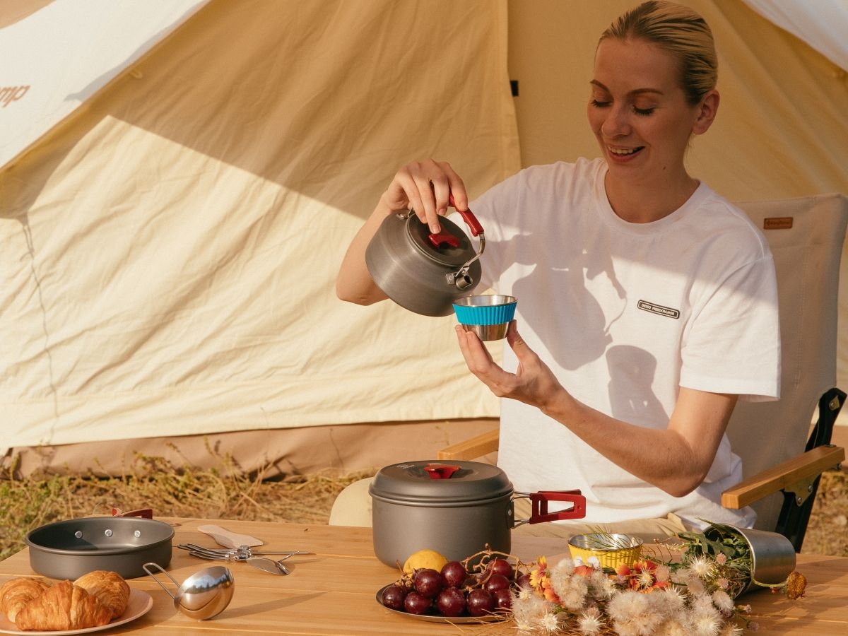 Bulin Camping 37-teiliges Topfset