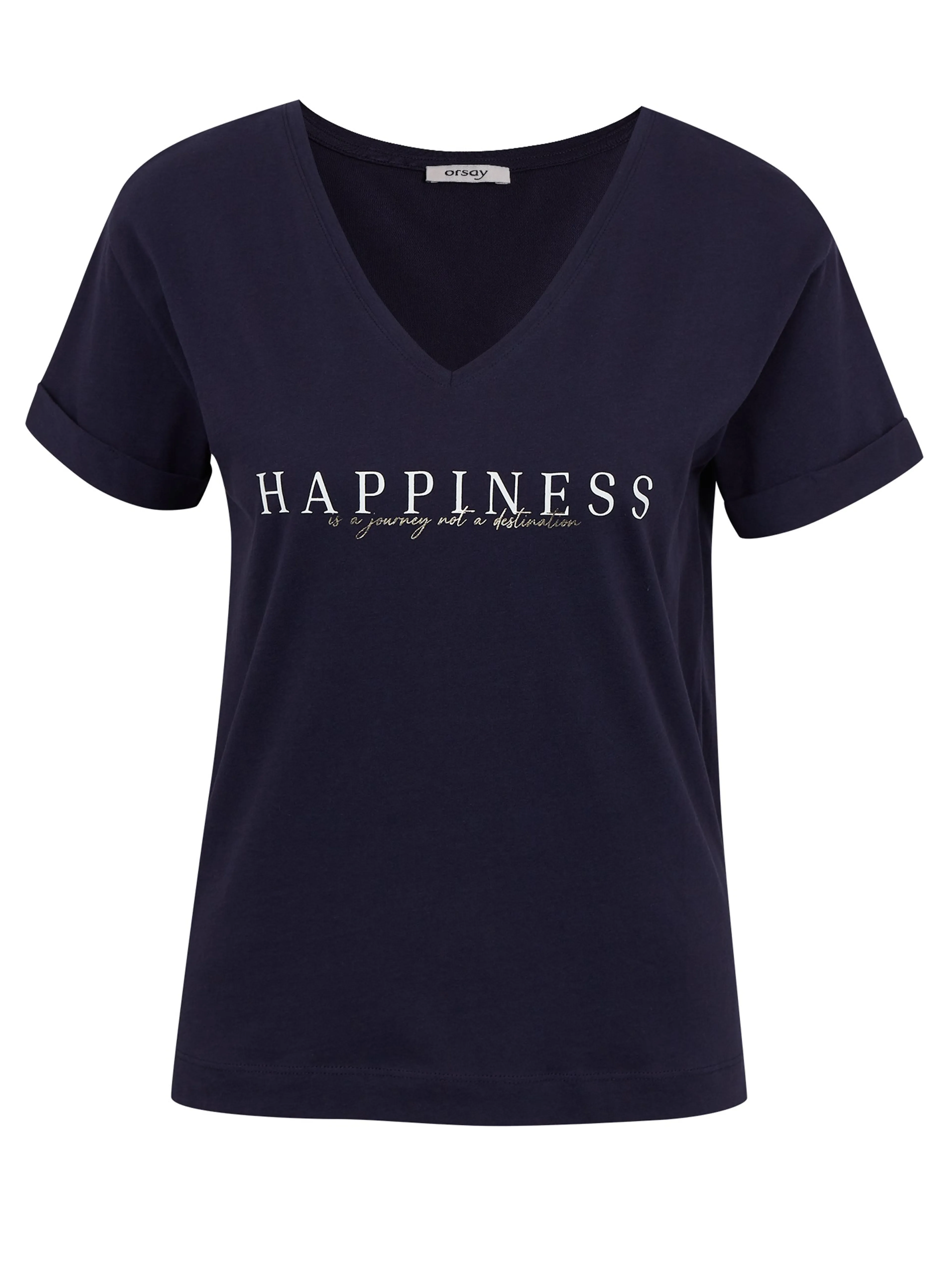 Dunkelblaues ORSAY-Damen-T-Shirt