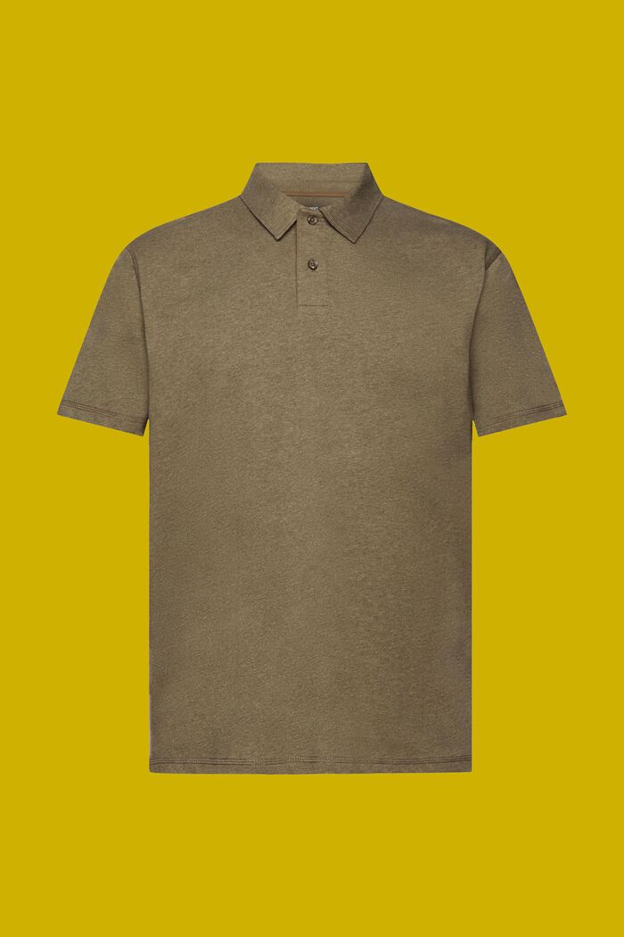 Hemd mit Polokragen aus Baumwolljersey