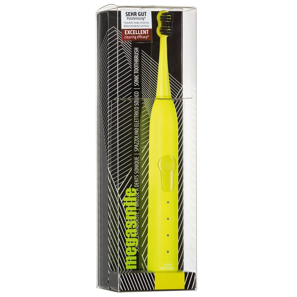 Megasmile Sonic Black Electric Yellow Zahnbürste