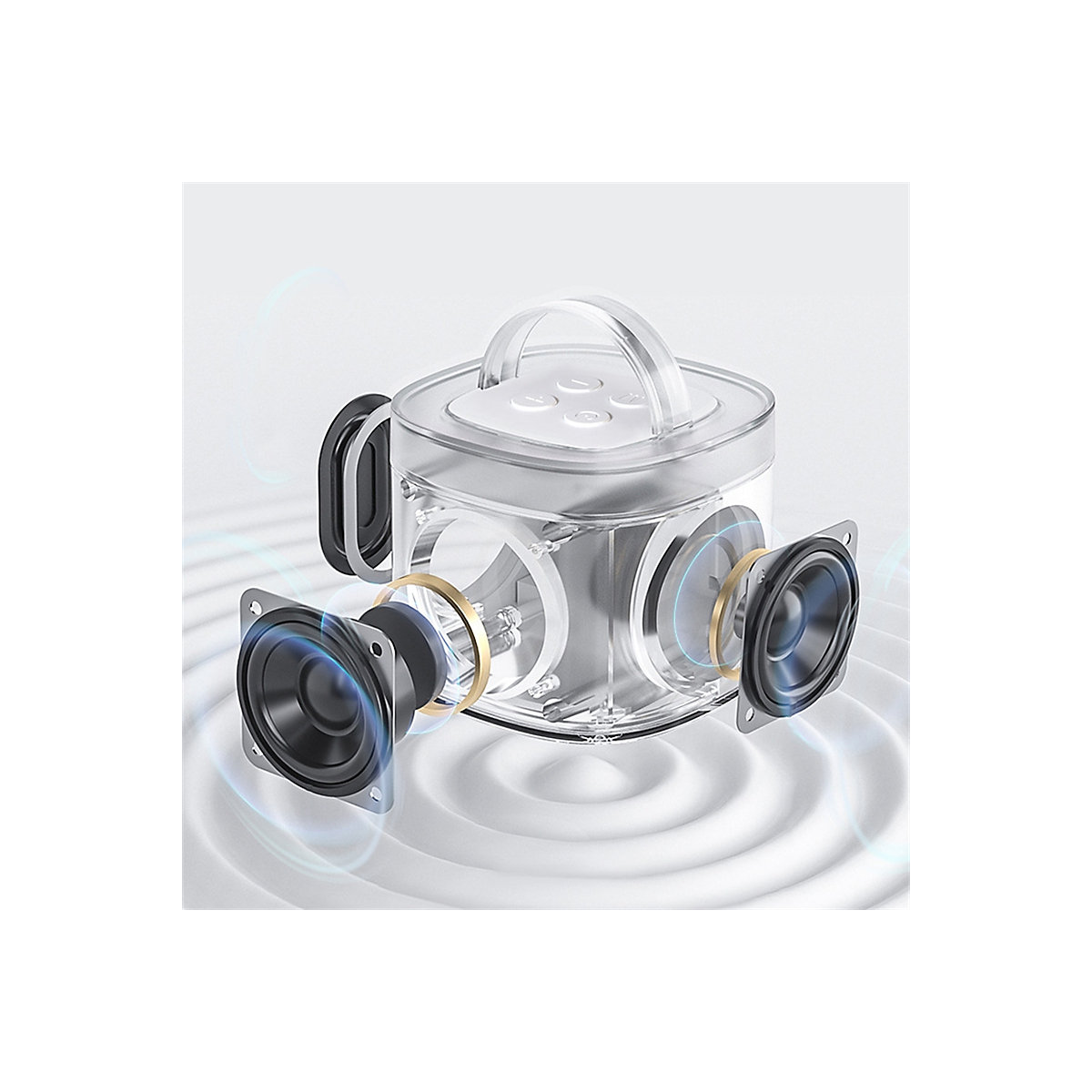 Tragbares integriertes Audiomikrofon für den Außenbereich Home Wireless Bluetooth Kinder Familie KTV