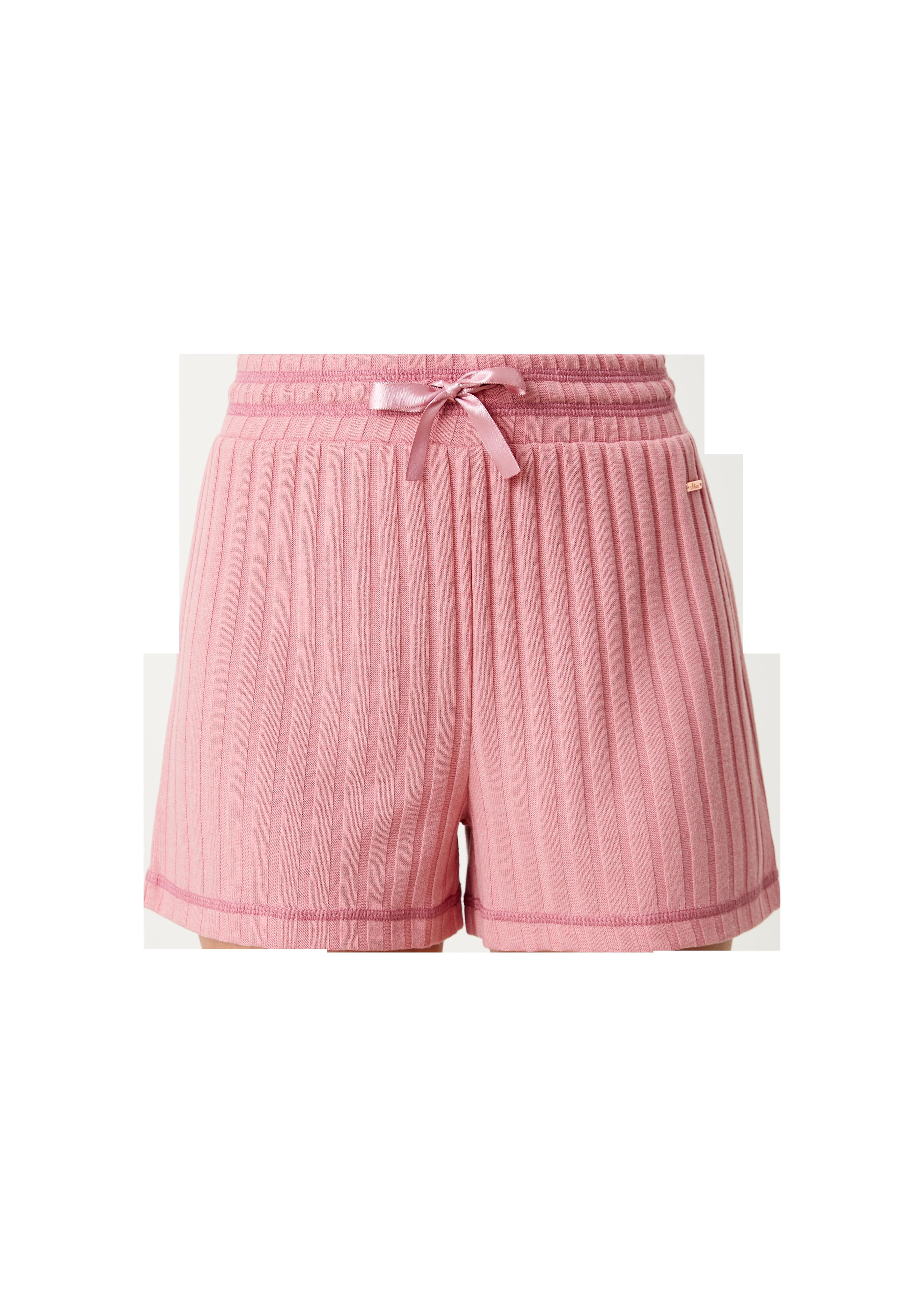 Loungeshorts mit Satinschleife  6007044-4500