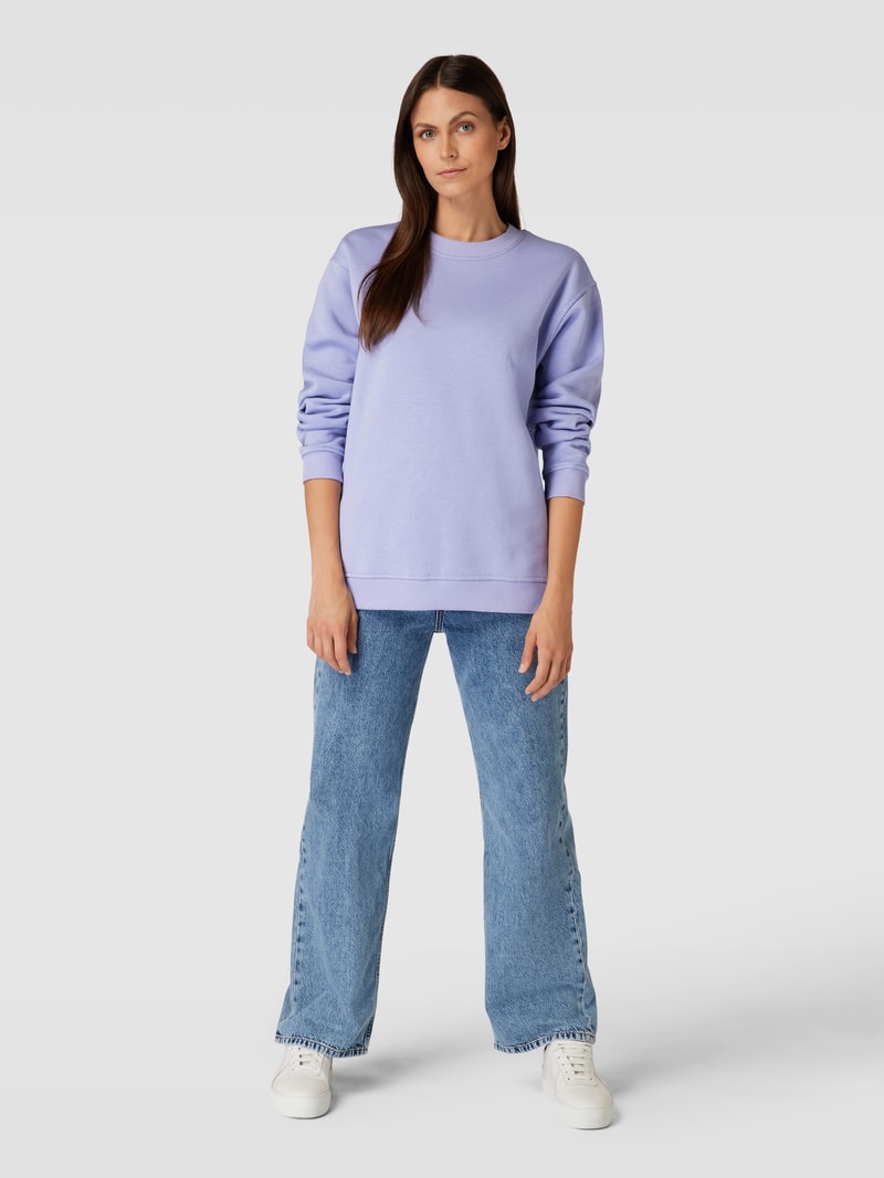 Sweatpullover mit Rundhalsausschnitt in altrosa