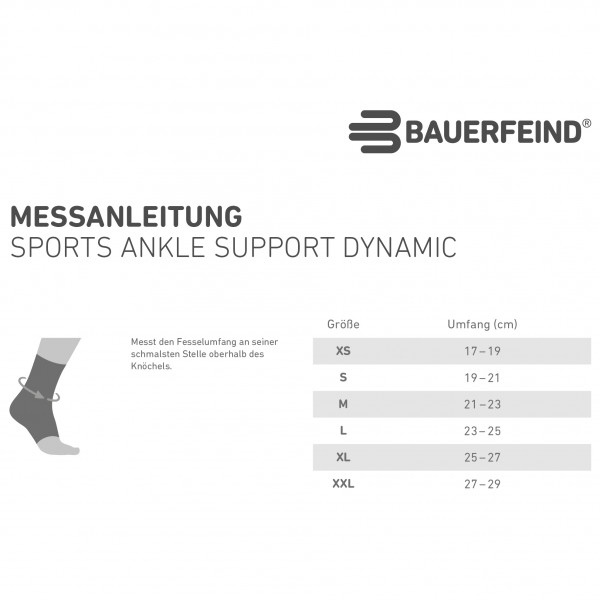 Bauerfeind Sports - Sports Ankle Support Dynamic - Sportbandage