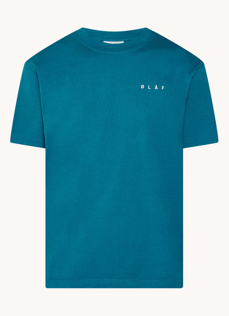 OLAF   T-shirt met logo- en backprint