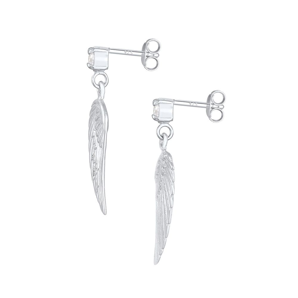 Nenalina Nenalina Boucles d'Oreilles Boucles d'oreilles Femmes Ailes Porte-bonheur Foi Sig Boucles d'oreilles