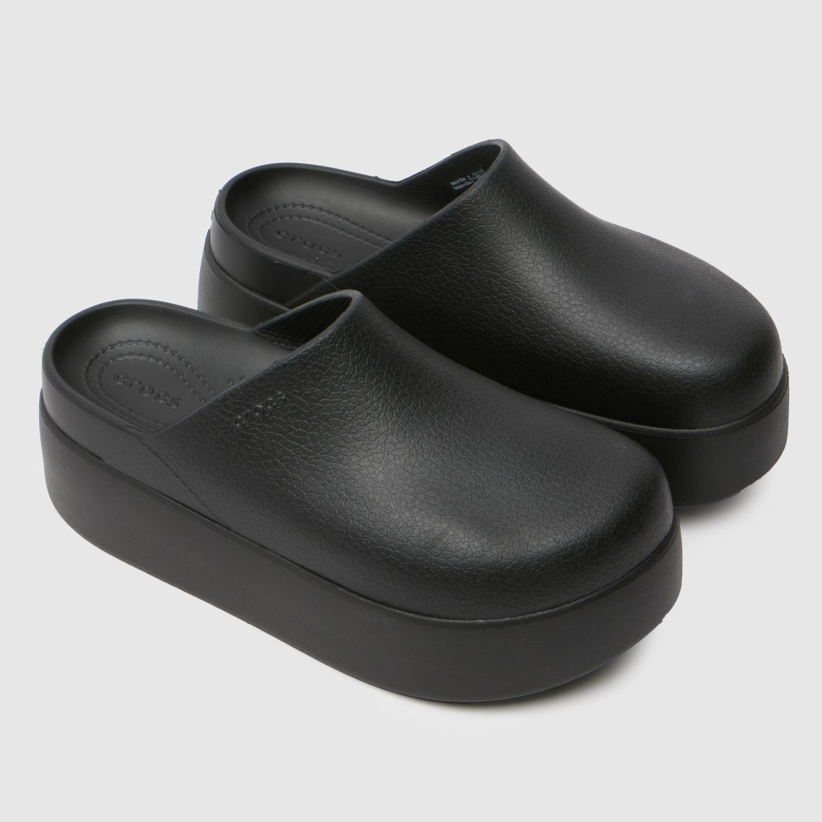 Crocs Dylan platform klumpa szandál fekete színben
