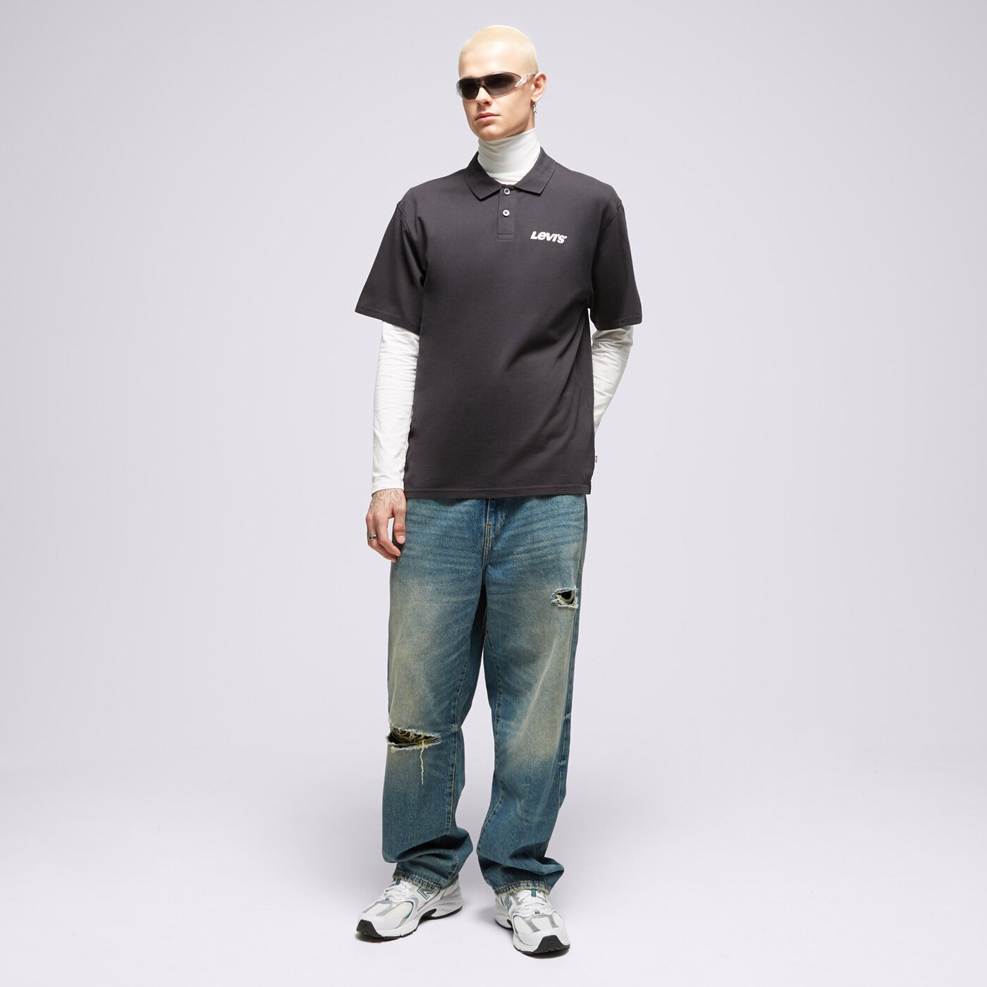 LEVI'S POLO GRAPHIC VINTAGE FIT Schwarz