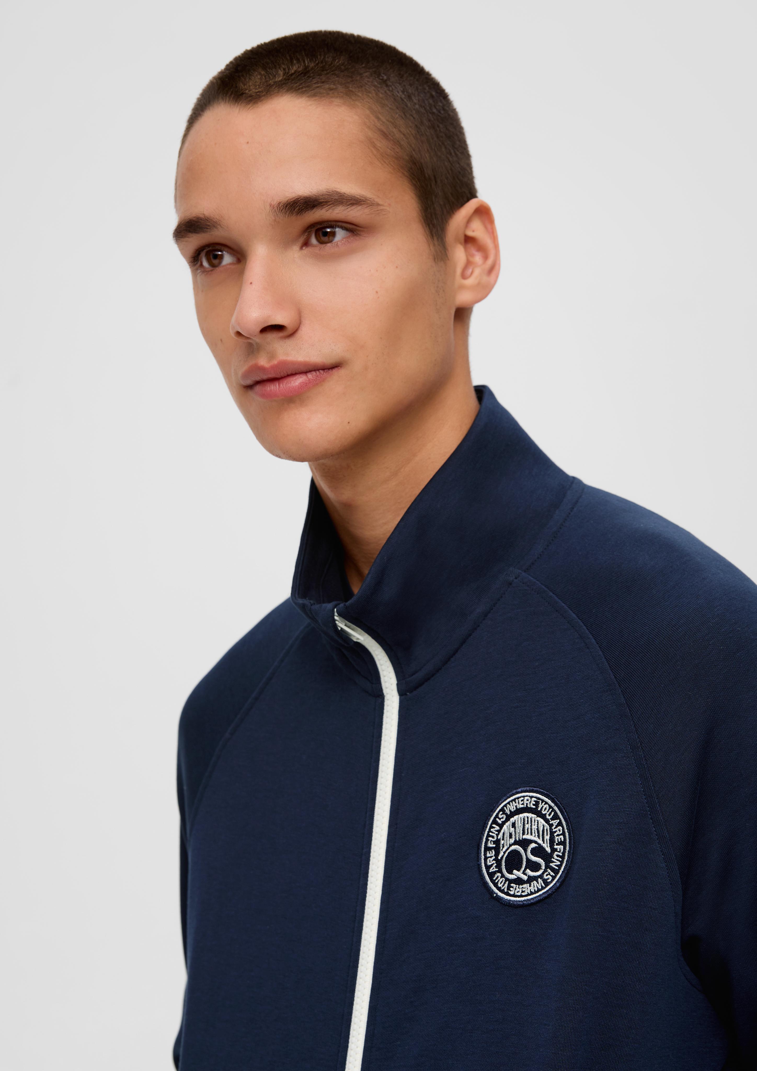 Sweatjacke aus Baumwollmix  2135032-58L0