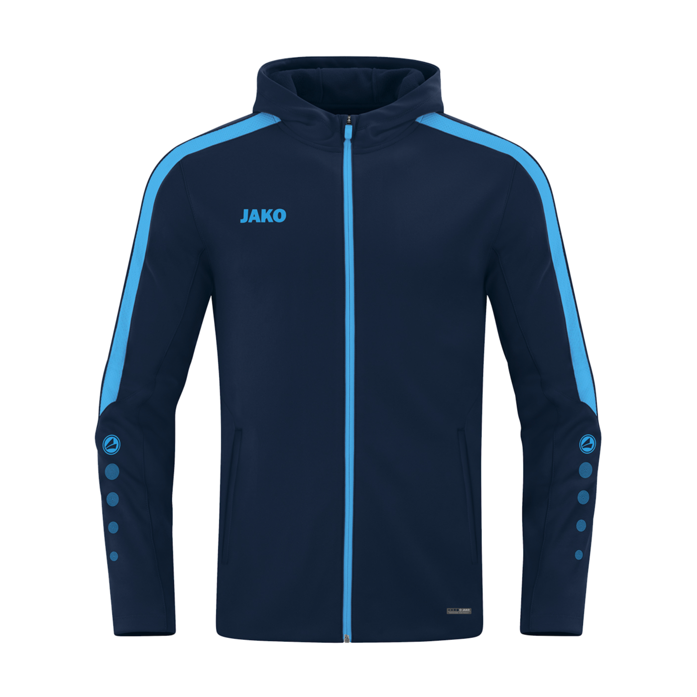 JAKO Power Kapuzenjacke Blau F910